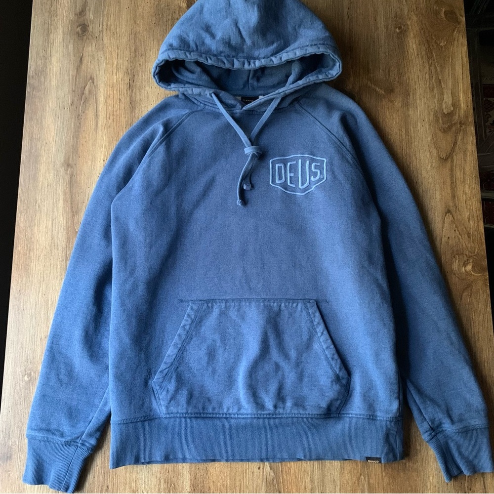 Deus Ex Machina Hoodie Small Blue